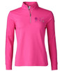 AG Long Sleeve Golf Shirt - Pink