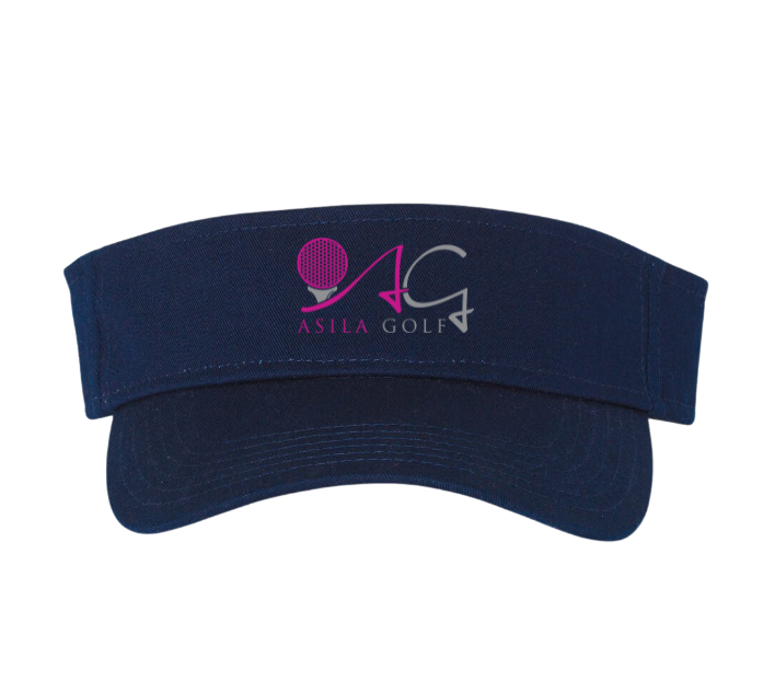 Sporty ASILA Golf Logo Visor- Blue